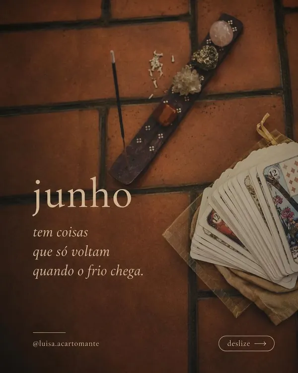 Post: junho, tem coisas que só voltam quando o frio chega