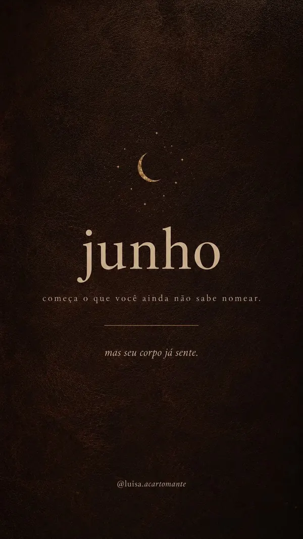 Story: junho, começa o que você ainda não sabe nomear