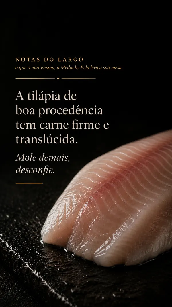 Notas do Largo: a tilápia de boa procedência tem carne firme e translúcida